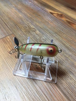 Vintage Fishing Lures Rare Tiny Top Torpedo Tackle Industries Old Bait