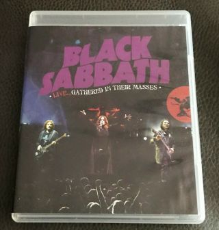 Black Sabbath " Live.  Gathered In Their Masses " Dvd 100 Complete W/booklet Rare