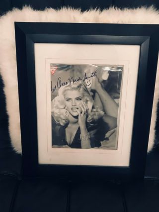 Anna Nicole Smith Signed Guess Ad Rare Authentic 8x10