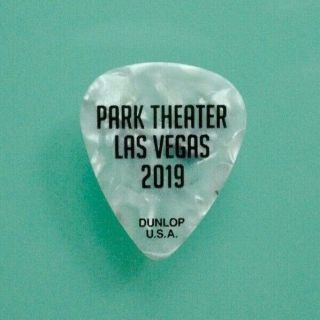 Aerosmith - M.  E.  G.  A Rare Joe Perry Guitar pick from Park Theater LAS VEGAS 2019 2