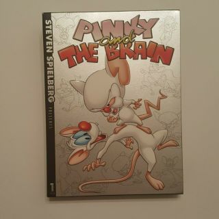Pinky And The Brain - Vol.  1 (dvd,  2006,  4 - Disc Set) With Slip Cover Rare Htf