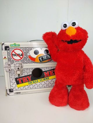 Tmx Tickle Me Elmo Top Secret 10th Anniversary W/ Box - Rare