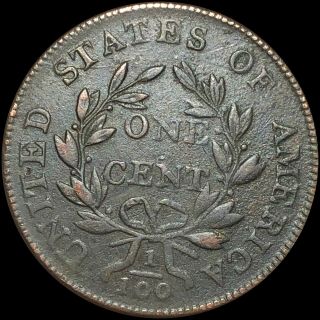 1802 Draped Bust Large Cent NICELY CIRCULATED Rare Copper Collectible Coin NR 2