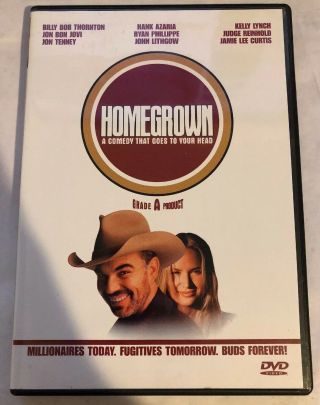 Homegrown (1998) Dvd Oop Rare Good Shape W/ Insert Billy Bob Thornton Bon Jovi