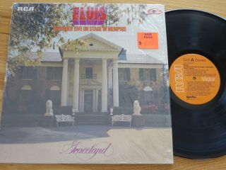 Rare Vintage Vinyl - Elvis - Recorded Live On Stage In Memphis - Rca Cpl1 - 0606 - Ex