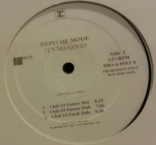 DEPECHE MODE IT ' S NO GOOD 12  Maxi Reprise USA 1997 PROMO VERY RARE NM - 2