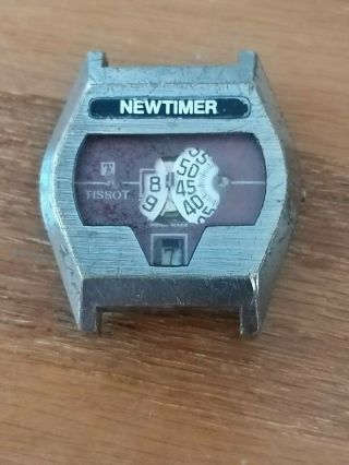 Rare Vintage Swiss Made Tissot Newtimer Timer Jump Automatic Watch