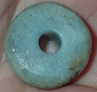 22.  5mm Ancient Rare Pre - Colombian Mayan Stone Bead,  S1374
