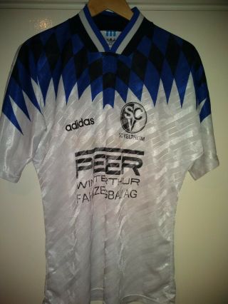 Vintage Rare Adidas 1994 Sc Veltheim Shirt Medium Mens Player Issue Match Worn