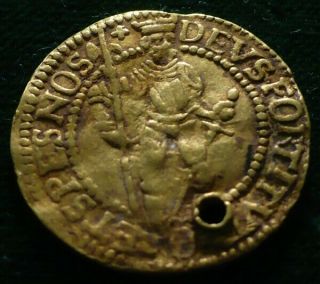V.  Rare Dutch 1593 Netherlands - West Friesland 1 Ducat Gold Coin