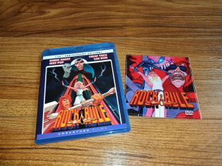 Rock And Rule Blu - Ray Disc,  2010,  25th Anniversary Edition With Sticker - Rare