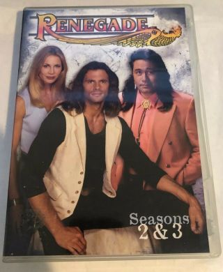 Renegade Seasons 2 And 3 By Anchor Bay Dvd Lorenzo Lamas 6 Disc Set Rare Oop