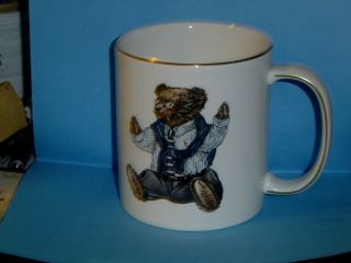 Rare Vintage Wedgwood Ralph Lauren Polo Bear Mug 1992 - Made In England
