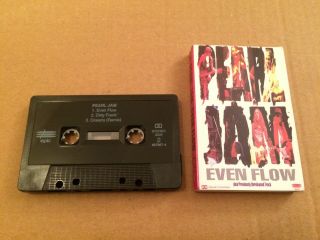 Pearl Jam Even Flow Cassette Tape - Rare Cassingle