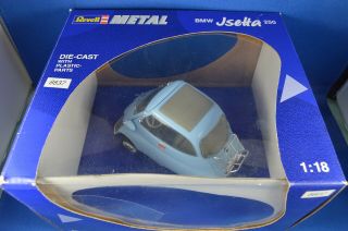 1:18 Rare Revell Metal Bmw Jsetta 250 08820 Model Car Diecast Baby Blue Die - Cast