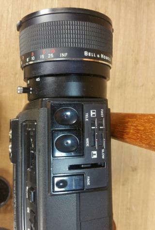 Rare Bell &Howell Filmosonic XL 1237 8 Ear/Mic/AC Adptr 3