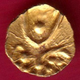 Ancient - South Indian - Gold Fanam - Rare Coin S10