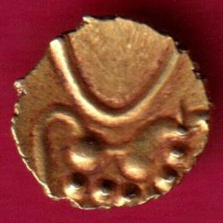 Ancient - South Indian - Gold Fanam - Rare Coin S9