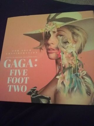 2018 Promo Fyc Dvd Lady Gaga Five Foot Two Rare Emmy Documentary