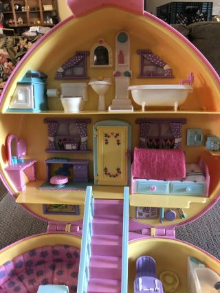 POLLY POCKET LUCY LOCKET CARRY ' N PLAY DREAM HOME 1992 - VERY RARE 4