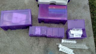 Wilton Storage Rolling Tool Caddy Purple VERY,  VERY RARE With Bonus 8
