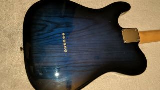 G&L ASAT CLASSIC tribute RARE Transparent BLUEBURST Electric guitar 7