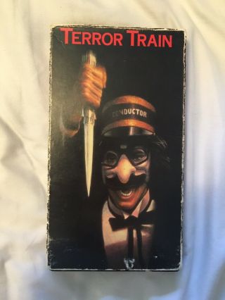 Terror Train - Vhs Rare Horror Slasher Vintage Cult Key Video - Jamie Lee Curtis