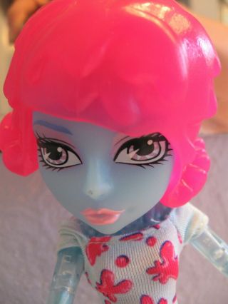 Monster High 11 " Doll Blue Body Pinks Plastic Hair Rare