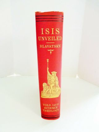 Rare 1887 Isis Unveiled By H P Blavatsky Occult Science & Theosophy Vol I & Ii