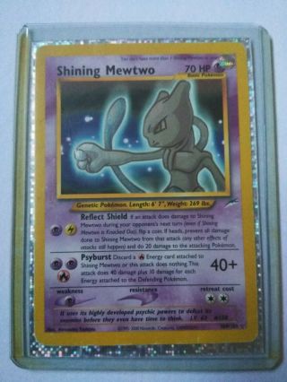 Shining Mewtwo 109/105 Holo Rare Neo Destiny Pokemon Card