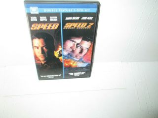Speed 1 & 2 Rare Dvd Set Keanu Reeves Sandra Bullock (2 Disc) 