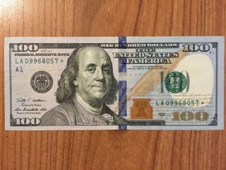 2009a $100 One Hundred Dollar Star Note –more Rare Print Run Of 640,  000 –crispau