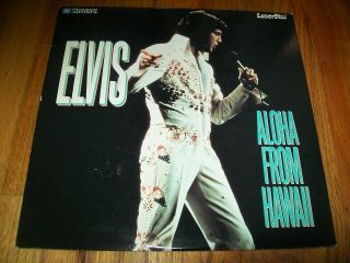 Elvis: Aloha From Hawaii Laserdisc Very Rare Music Presley