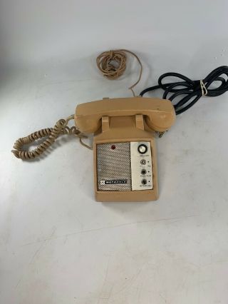 Vtg Motorola Intercom Monitor Telephone Model T1380ae Rare 3