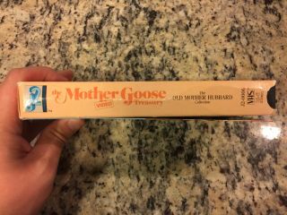 THE MOTHER GOOSE VIDEO TREASURY VOLUME 4 FOUR RARE POP - UP BOOK BOX VHS KIDS FUN 4