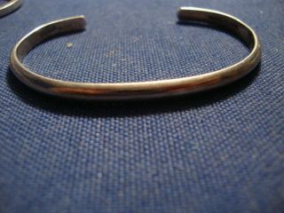 Ultra Rare Michel Plumail Sterling Silver Old Pawn Chunky Bracelet