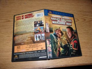 Harley Davidson And The Marlboro Man (dvd,  2001) Rare