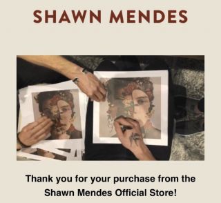 Shawn Mendes Rare Signed Autographed 12x12 Lithograph Poster 4
