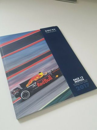 Monza 2017 Rare Official Programme Formula 1 From Red Bull Racing / Torro Rosso