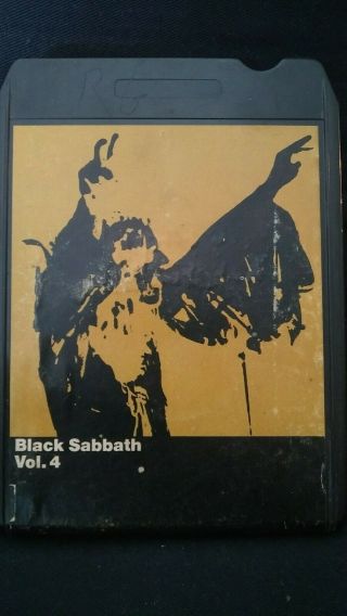 Black Sabbath Vol.  4 8 Track Tape Rare Good Pad