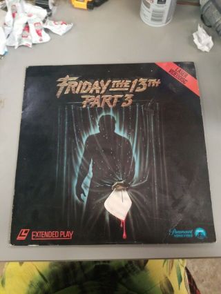 Friday The 13th Part 3 Very Rare Horror Laserdisc