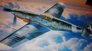 Special Version: Rare 1:32 Hasegawa Meserschmitt Bf - 109g - 4 Regia Aeronautica