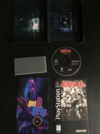 Rare Resident Evil Sony Playstation 1 Ps1 Longbox Complete