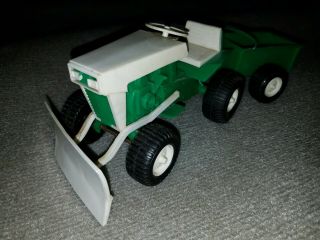 Rare Gay Toy Jacobsen Chief Garden Tractor With Snow Blade And Wagon