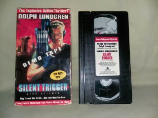 Silent Trigger Vhs 1996 Demo Tape Rare Screener Vintage Htf Action Thriller
