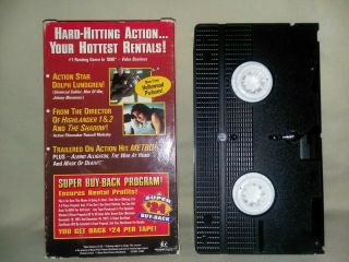 Silent Trigger VHS 1996 DEMO TAPE Rare screener vintage htf Action Thriller 2