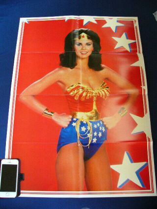 1978 Lynda Carter Wonder Woman Japan Vintage Poster Very Rare