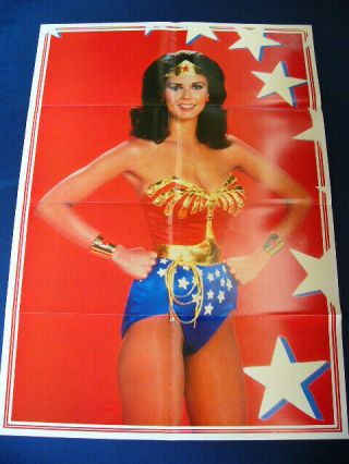 1978 Lynda Carter Wonder Woman Japan VINTAGE POSTER VERY RARE 2