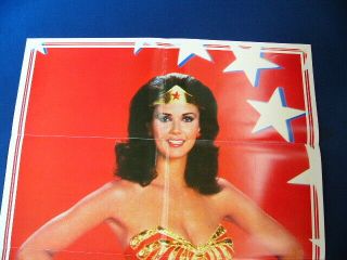 1978 Lynda Carter Wonder Woman Japan VINTAGE POSTER VERY RARE 3