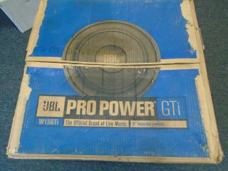 For Repair Old School Rare 15 " Jbl Gti Pro Power W15gti.